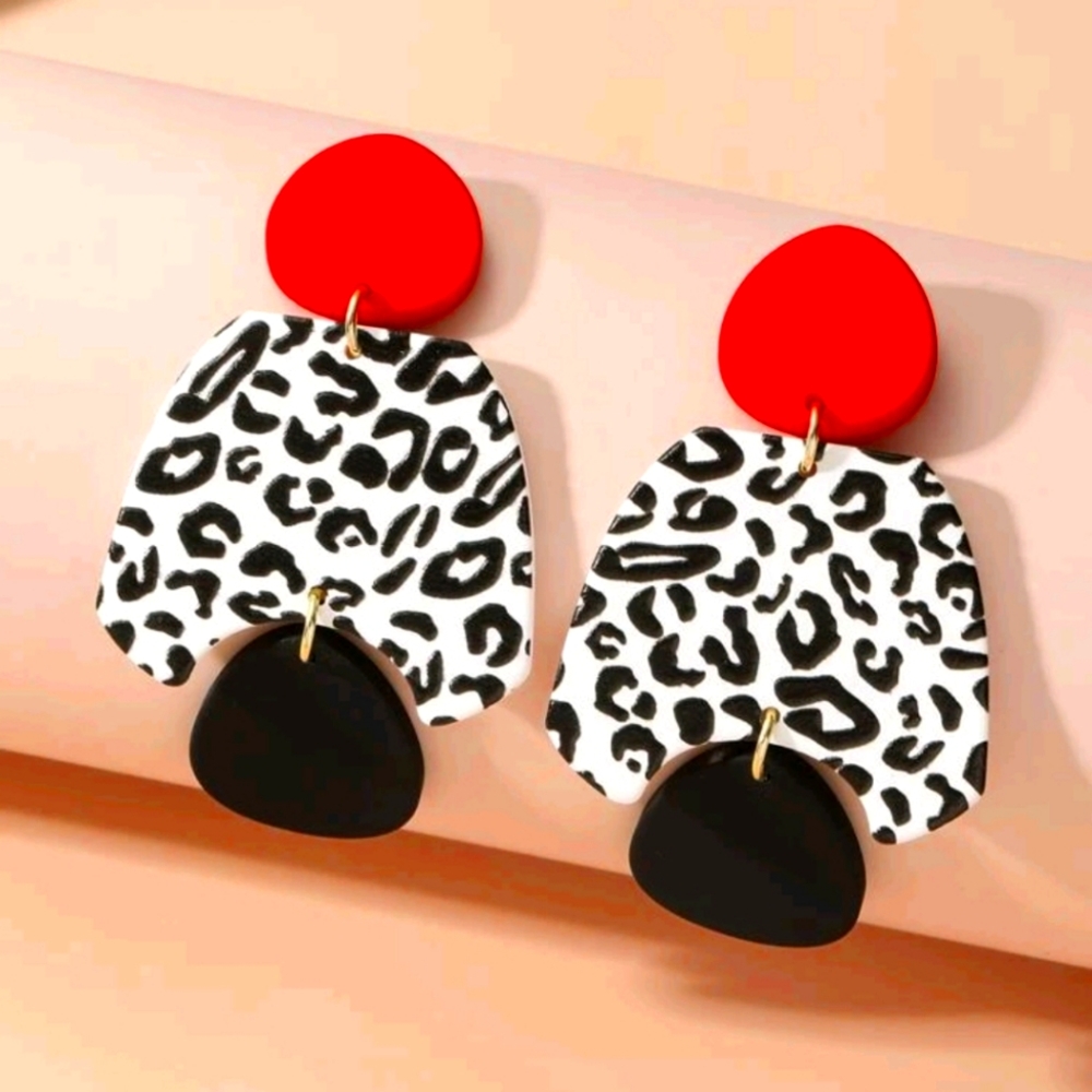 Geometric Shapped Drop Earrings